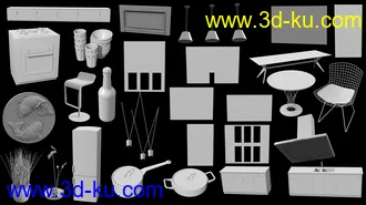 3D打印模型Modern Living的图片