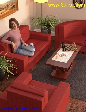 3D打印模型Modular Morphing Sofa的图片