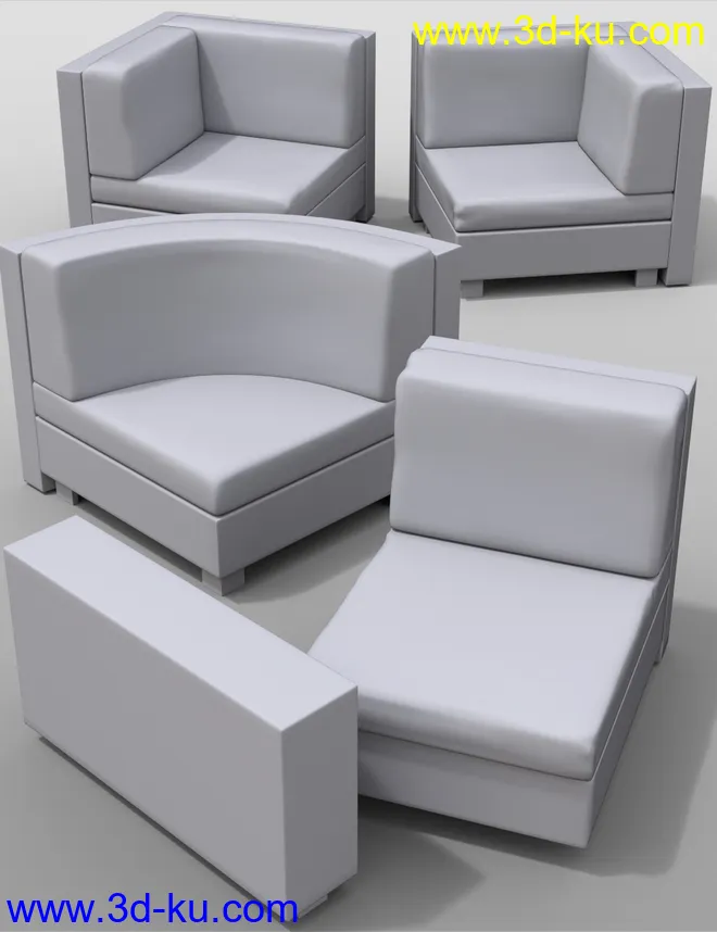 Modular Morphing Sofa模型的图片5