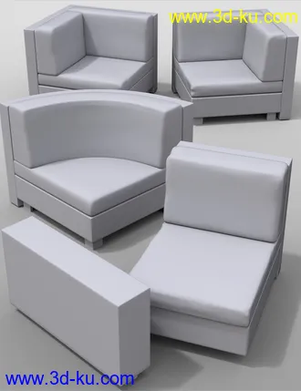 3D打印模型Modular Morphing Sofa的图片