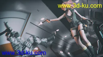 Modular Sci-fi Interior Kit模型的图片2