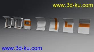3D打印模型Modular Sci-fi Interior Kit的图片