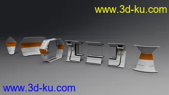 Modular Sci-fi Interior Kit模型的图片7