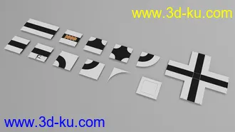 3D打印模型Modular Sci-fi Interior Kit的图片