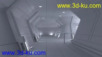 3D打印模型Modular Sci-fi Interior Kit的图片