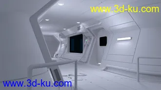 Modular Sci-fi Interior Kit模型的图片12