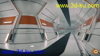 3D打印模型Modular Sci-fi Interior Kit的图片