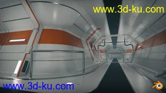 3D打印模型Modular Sci-fi Interior Kit的图片