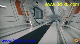 Modular Sci-fi Interior Kit模型的图片16