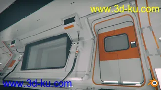 Modular Sci-fi Interior Kit模型的图片17