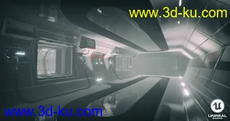 3D打印模型Modular Sci-fi Interior Kit的图片