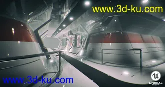 3D打印模型Modular Sci-fi Interior Kit的图片