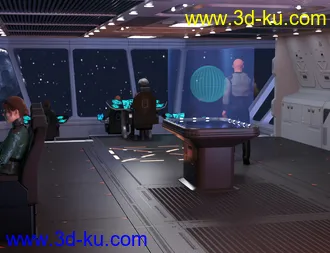 Modular SciFi Interiors Kit模型的图片2