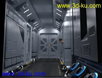 Modular SciFi Interiors Kit模型的图片4