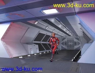 Modular SciFi Interiors Kit模型的图片7