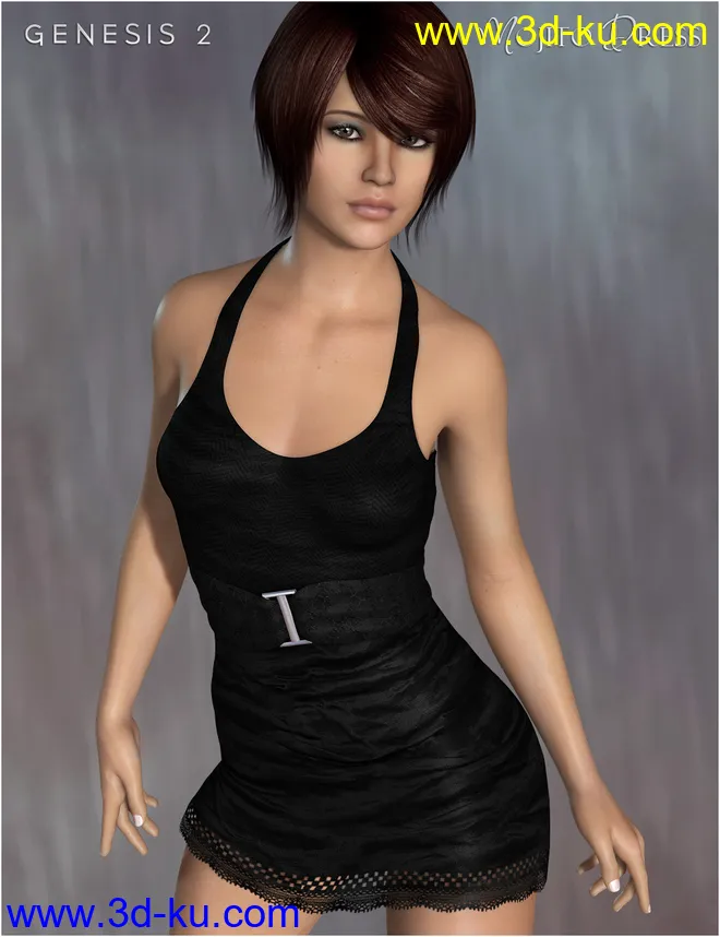 Mojito Dress for Genesis 2 Female(s)模型的图片1
