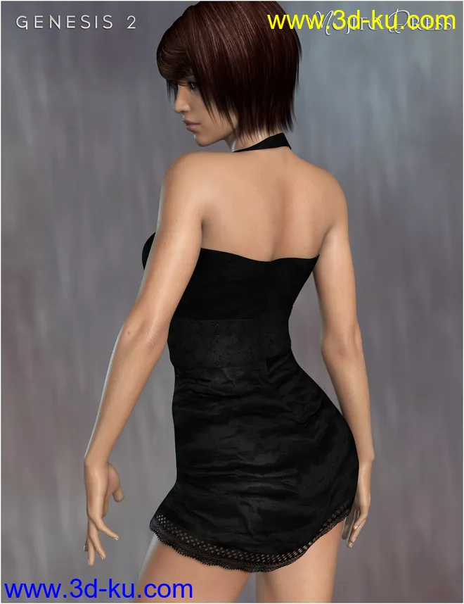 Mojito Dress for Genesis 2 Female(s)模型的图片3