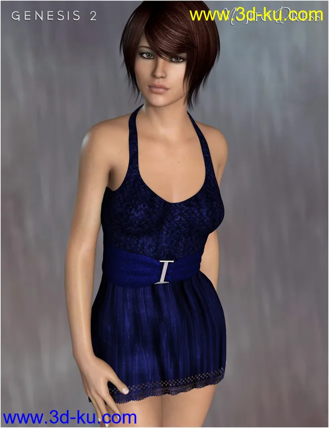 Mojito Dress for Genesis 2 Female(s)模型的图片6