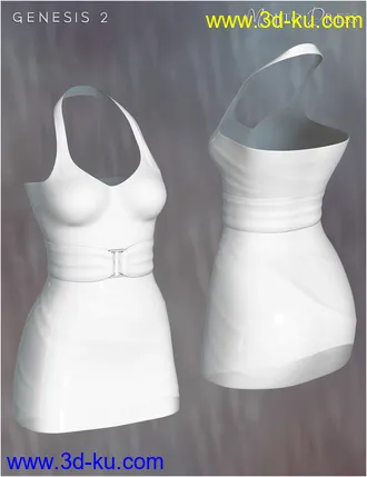 3D打印模型Mojito Dress for Genesis 2 Female(s)的图片