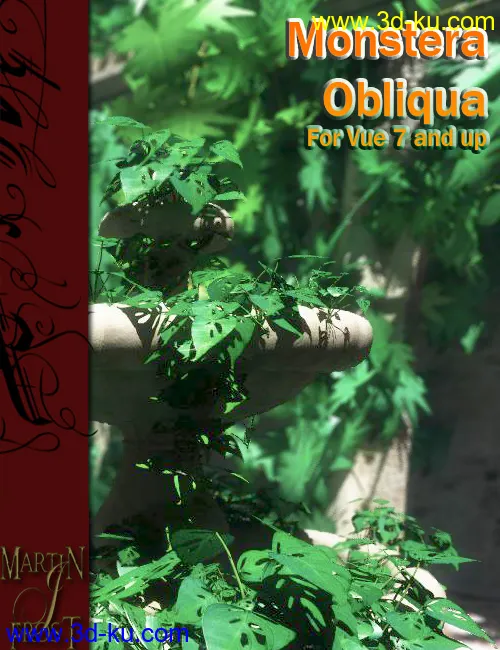 Monstera Obliqua - Jungle Plants for Vue模型的图片4