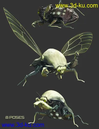 3D打印模型Moon Bug的图片