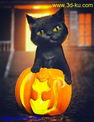 3D打印模型Moshi The Kitten的图片