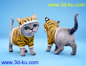 3D打印模型Moshi The Kitten的图片