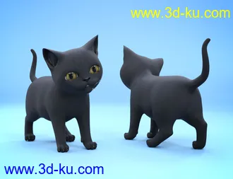 3D打印模型Moshi The Kitten的图片