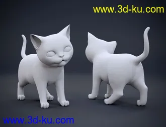 3D打印模型Moshi The Kitten的图片
