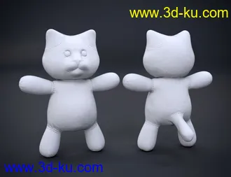 3D打印模型Moshi The Kitten的图片