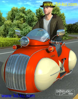 3D打印模型Motorbike ZAZ的图片