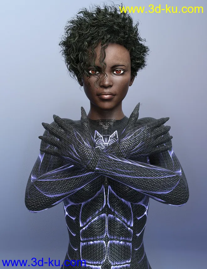 MR Shary and Bodysuit for Genesis 8 Female模型的图片1