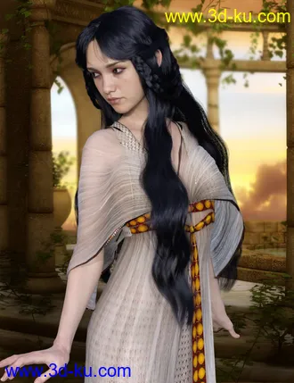 3D打印模型MRL dForce Fantasy Hair Pack的图片
