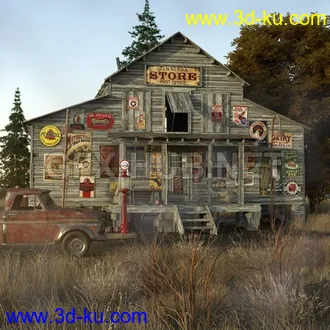 3D打印模型MS20 Country Store for DAZ的图片