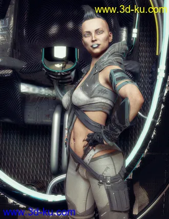 3D打印模型Mst Ellison HD for Genesis 8 Female的图片