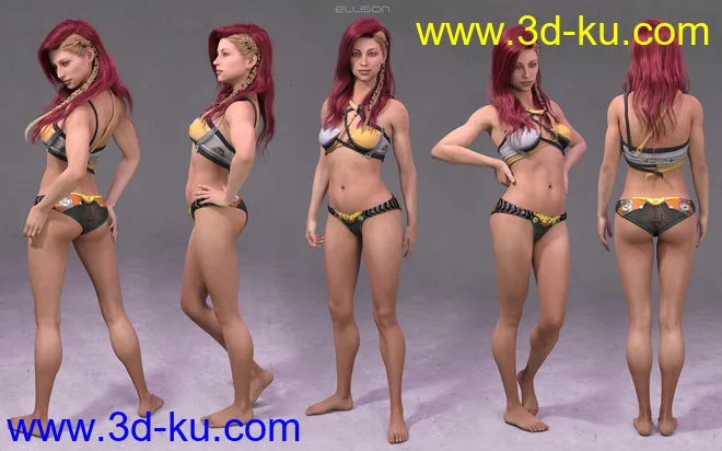 Mst Ellison HD for Genesis 8 Female模型的图片8