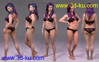 3D打印模型Mst Ellison HD for Genesis 8 Female的图片