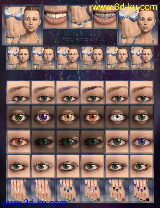 Mst Ellison HD for Genesis 8 Female模型的图片11