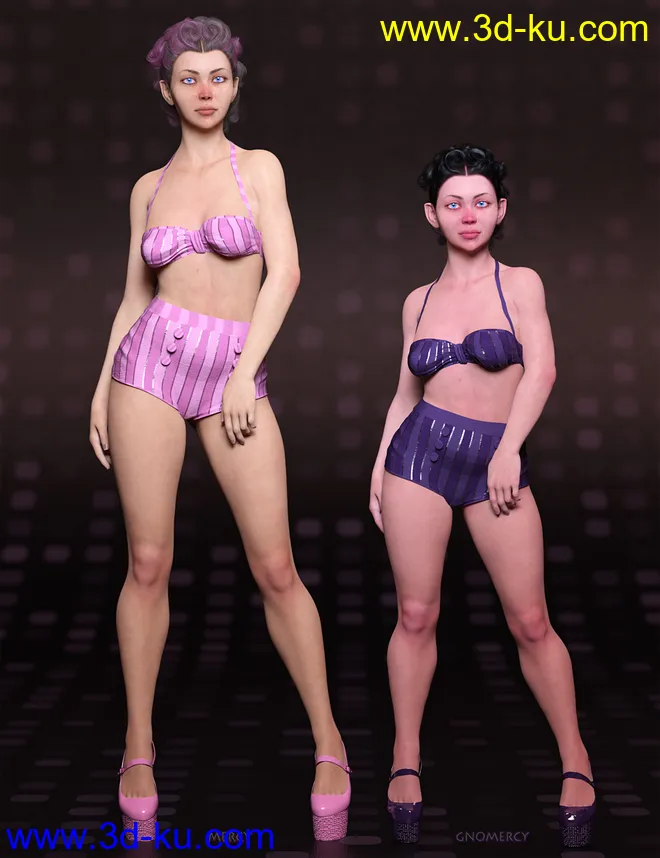 Mst Mercy Gnomercy HD for Genesis 8 Females模型的图片2