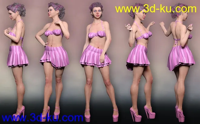 Mst Mercy Gnomercy HD for Genesis 8 Females模型的图片7