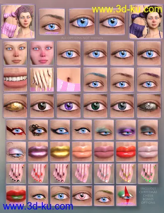 3D打印模型Mst Mercy Gnomercy HD for Genesis 8 Females的图片