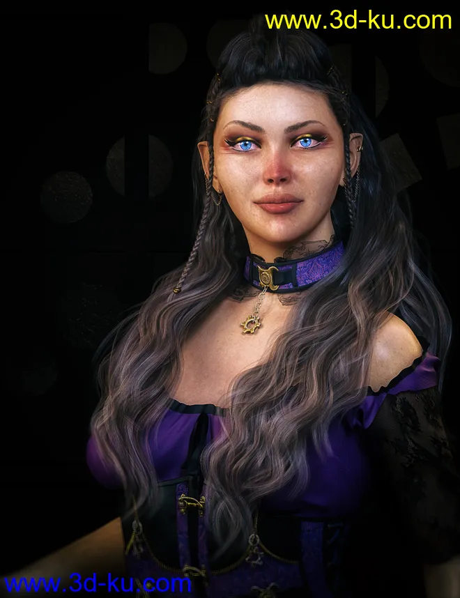 Mst Mercy Gnomercy HD for Genesis 8 Females模型的图片10
