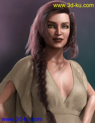 3D打印模型Mst Panya for Genesis 8 Female and Khemsit 8的图片