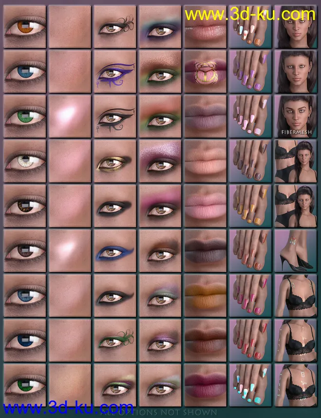 Mst Panya for Genesis 8 Female and Khemsit 8模型的图片7