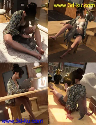 3D打印模型My Furry Friend Poses的图片
