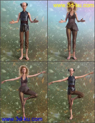 3D打印模型Mystic Poses for Genesis 8的图片