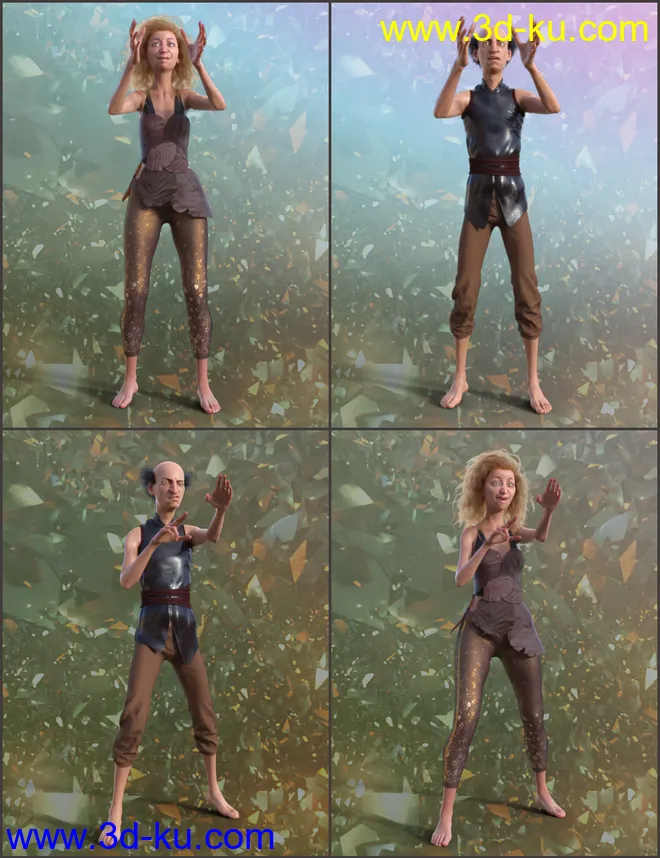 Mystic Poses for Genesis 8模型的图片5