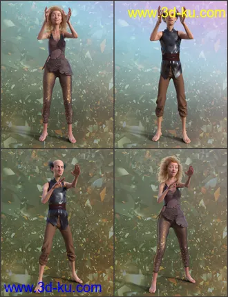 3D打印模型Mystic Poses for Genesis 8的图片