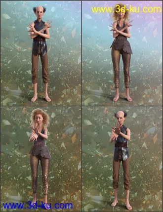 3D打印模型Mystic Poses for Genesis 8的图片