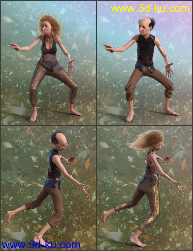 Mystic Poses for Genesis 8模型的图片9